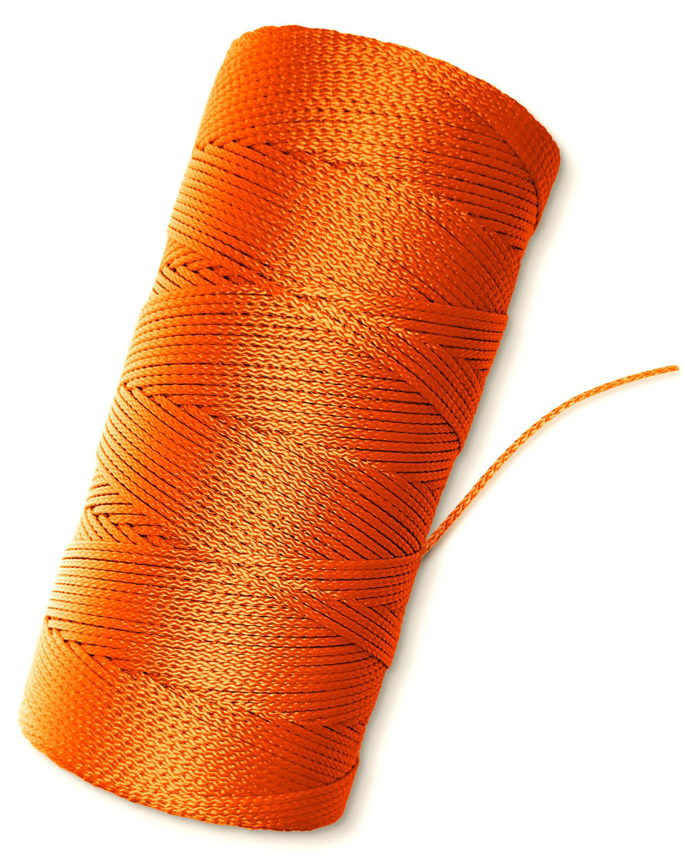 ACE Supply orange mason line braided nylon 18 for precise marking and long outdoor use.