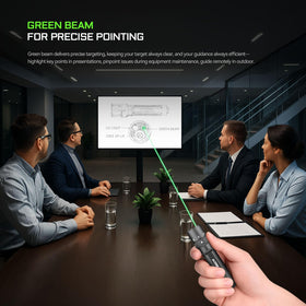 ACEBEAM K1 green-beam aids precise signaling during outdoor tasks.