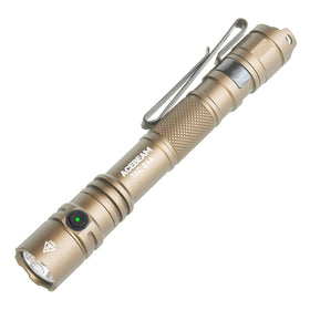 ACEBEAM TAC 2AA beam distance enables long-range outdoor illumination.