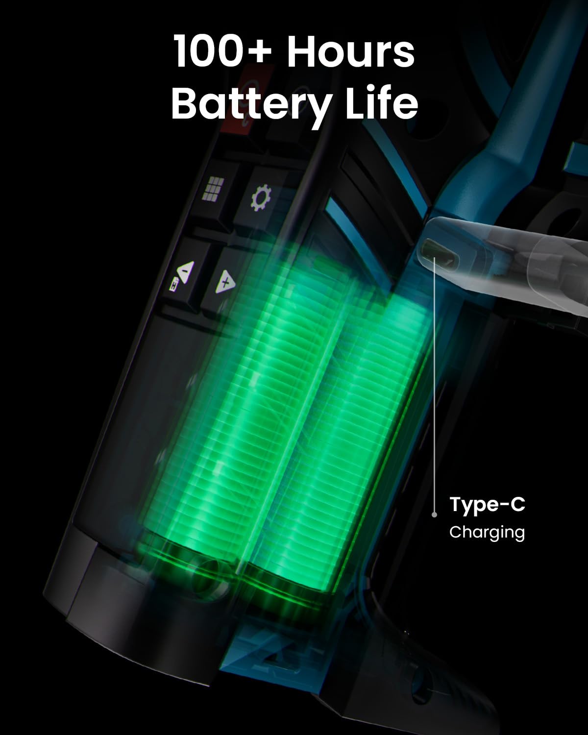 ACEGMET DTX10 USB-C rechargeable design supports continuous on-site power.