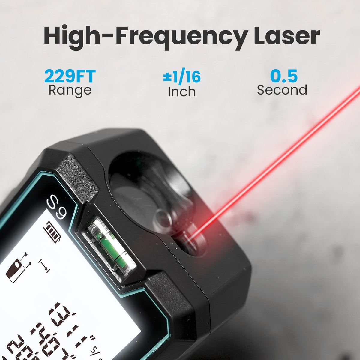 ACEGMET laser measure Pythagorean mode: quick diagonal calculations for layouts