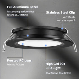 Acegoo RV light demonstrates 0-100% dimming with a separate 12V dimmer.