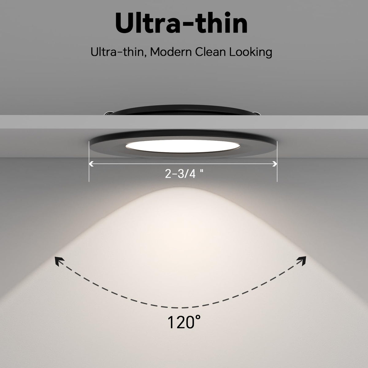 Acegoo RV light installed in a camper interior for even lighting.