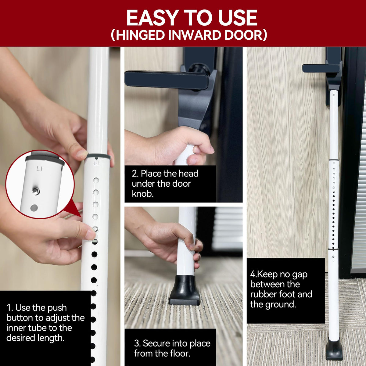 AceMining door security bar diameter detail emphasizes robust 1.57 inch pipe