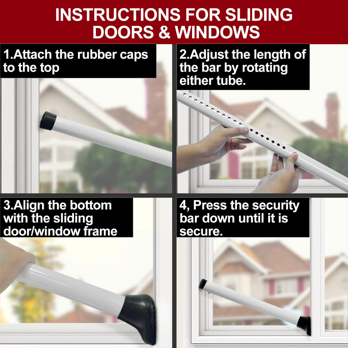 AceMining door security bar materials closeup highlights fiberglass and alloy