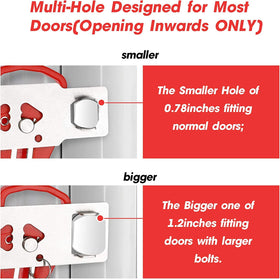 AceMining travel security door lock in use for hotel privacy and peace of mind.