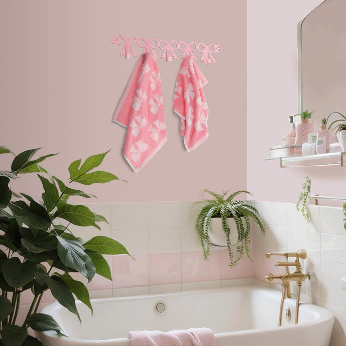 AceOrbit coquette-style door hanger adds subtle charm to bedrooms and bathrooms.