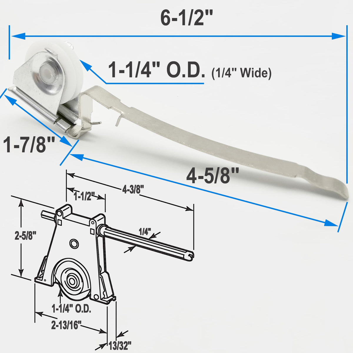 ACEPLANET lower roller assembly ready to restore door balance