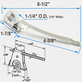 ACEPLANET lower roller assembly ready to restore door balance