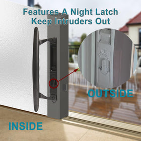 ACEPLANET hook latch bronze keeps sliding doors securely engaged for smooth operation.