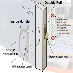 ACEPLANET mounting hardware included for easier installation on wood or vinyl doors