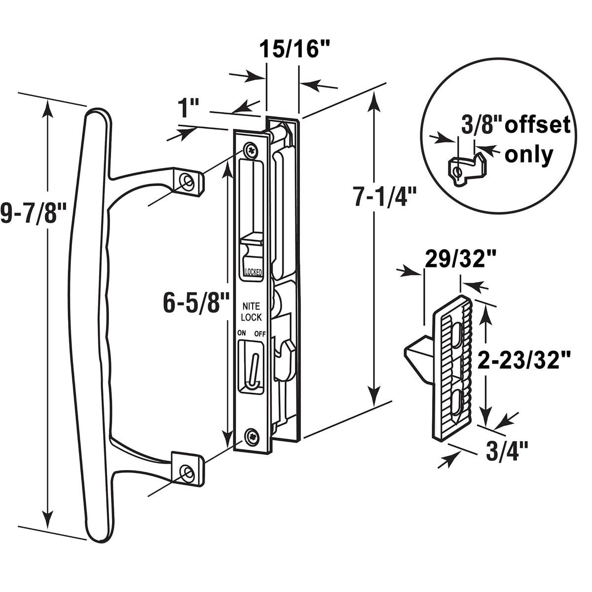 ACEPLANET night-lock feature on the handleset provides enhanced privacy while you rest.