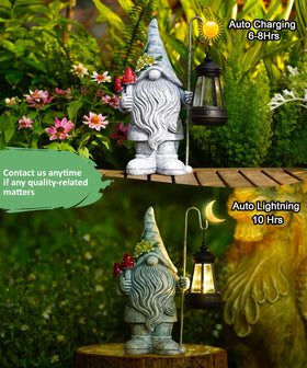 Acgarten solar-powered garden lighting creates a warm evening ambiance.
