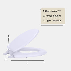 Achim Fantasia brackets included for simple installation with nylon screws
