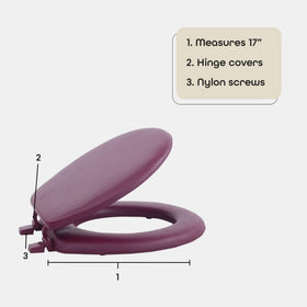 ACHIM Fantasia burgundy color option to match bathroom decor.