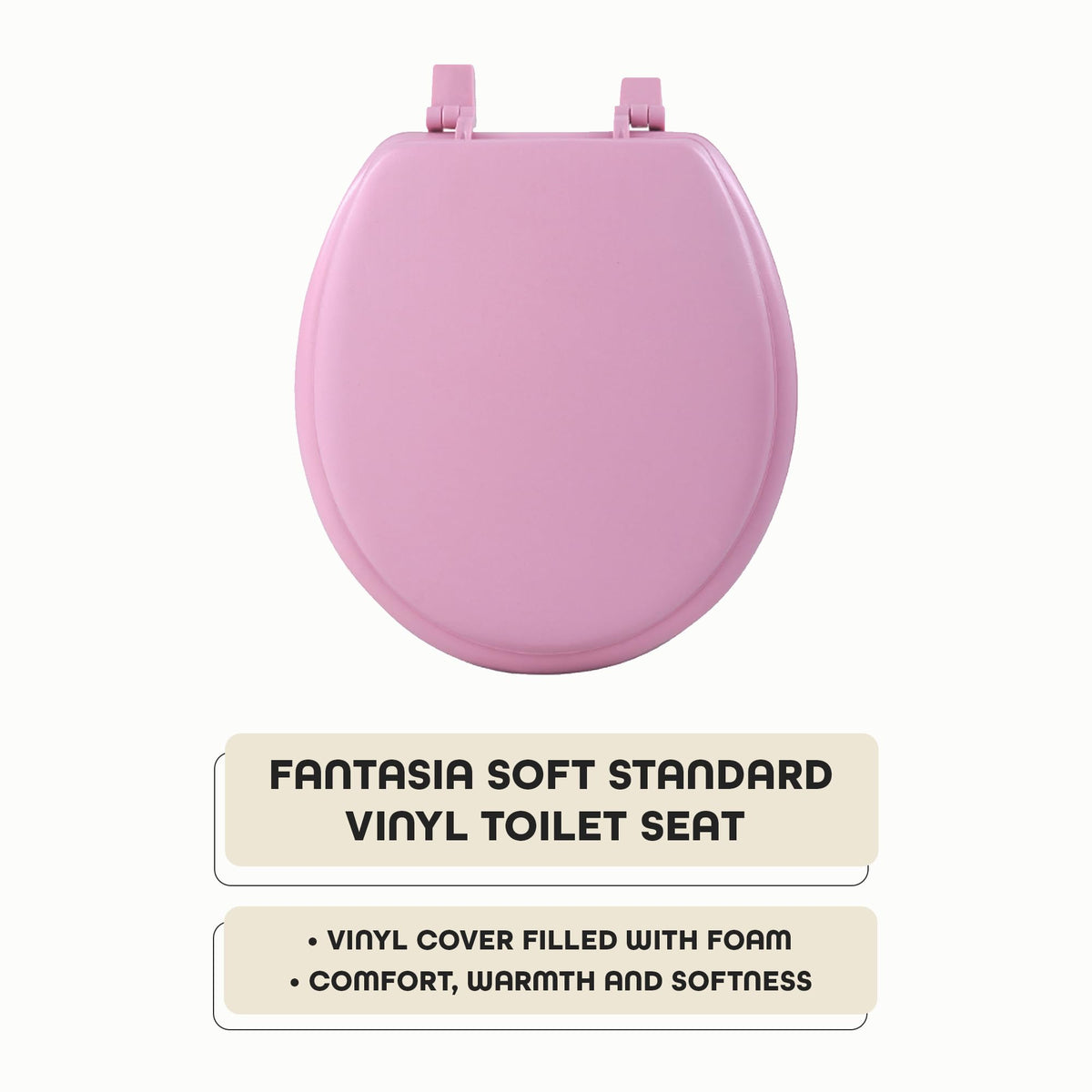 ACHIM Fantasia soft vinyl cover seat with foam padding for cozy seating