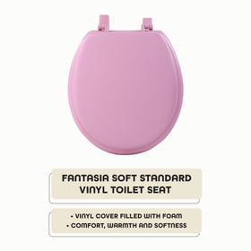 ACHIM Fantasia soft vinyl cover seat with foam padding for cozy seating
