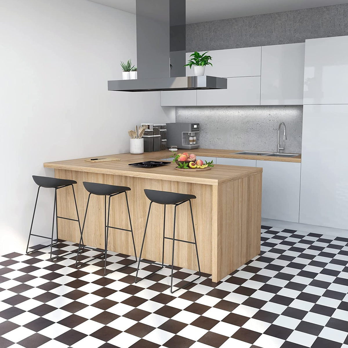ACHIM Nexus peel-and-stick installation for fast, mess-free DIY floor updates
