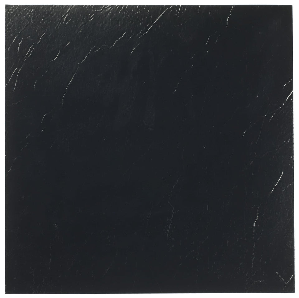 Achim Nexus vinyl floor tiles in black pattern for stylish rooms