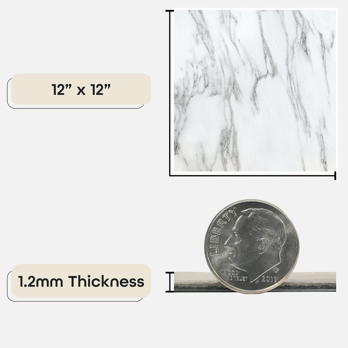 Achim Nexus vinyl floor tiles installed in a kitchen setting for a stylish update.