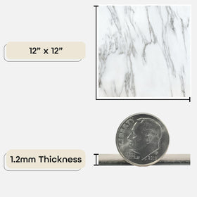 Achim Nexus vinyl floor tiles installed in a kitchen setting for a stylish update.