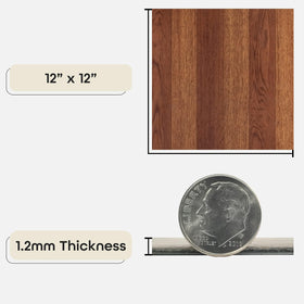Achim Nexus vinyl tile close-up showing wood-grain texture