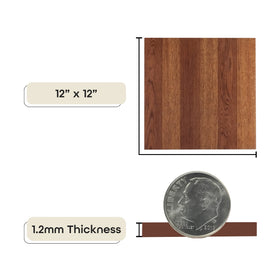 Box includes 45 tiles covering 45 square feet for quick transformation.