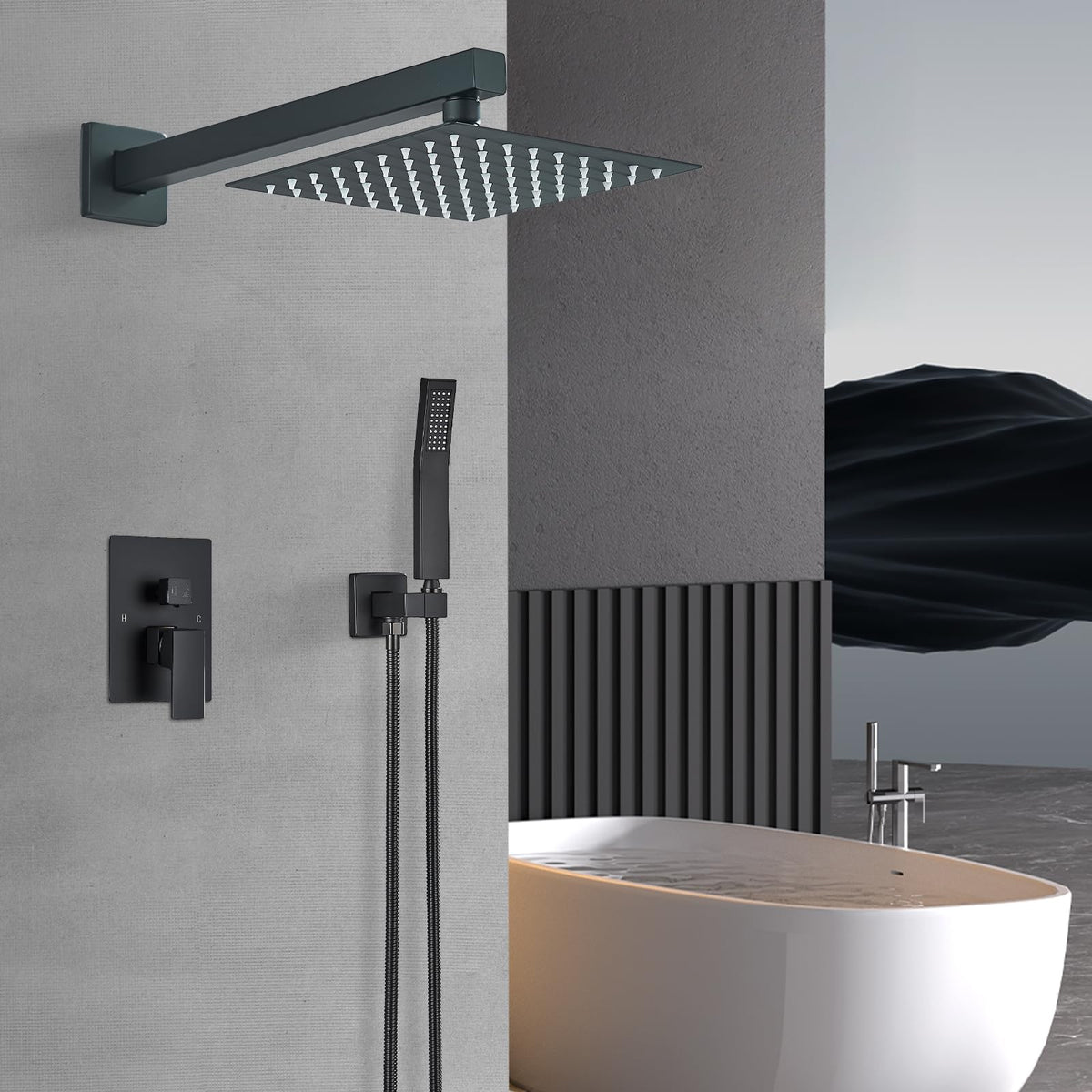 Ackwave handheld brass spray for versatile bathing comfort