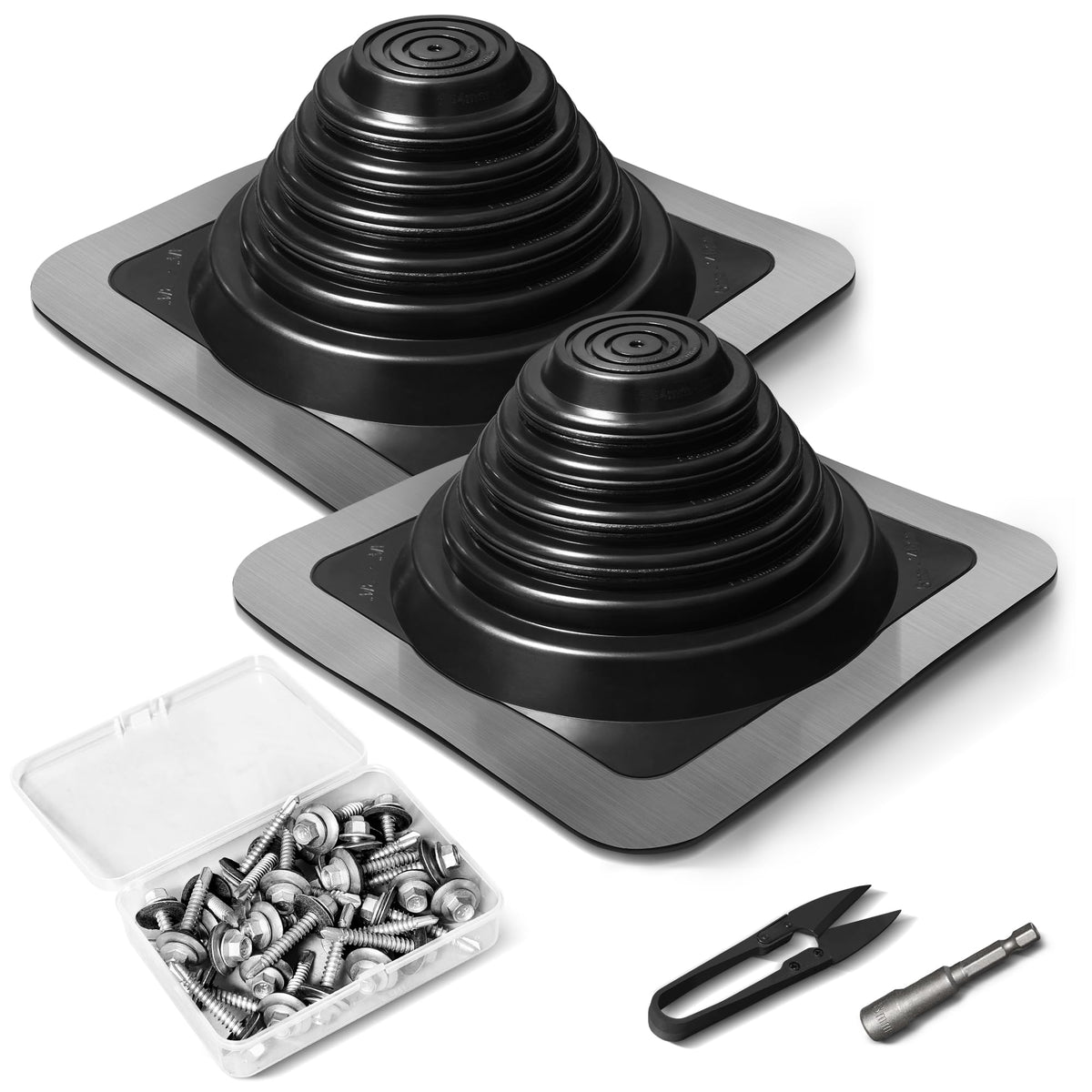ACNOYEL metal roof vents flashing kit securing corrugated roofs.