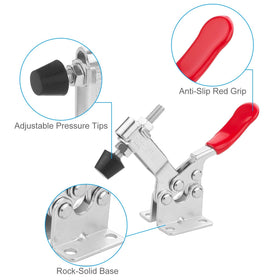 AConnet clamp arm opens to 85 degrees for versatile mounting.