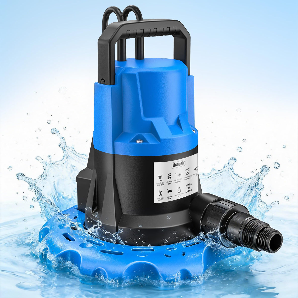 Acopair one pump multi use solution for pools basements and more