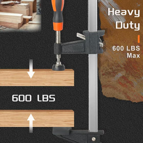 ACOSEA ductile iron clamps deliver 600 lbs clamping force for sturdy setups.