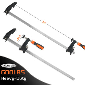 ACOSEA quick-release bar clamps speed up setup on assemblies and glue-ups.