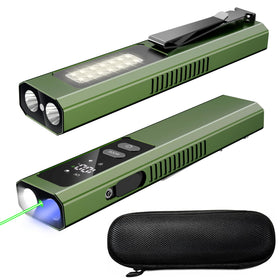 Acoszero EDC Flashlight 4-in-1 front view reveals four light sources for versatile tasks.