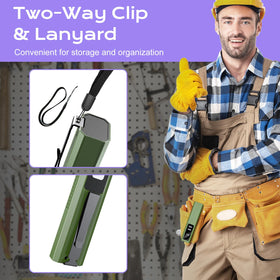 Acoszero EDC Flashlight compact pocket-size green design for everyday carry.