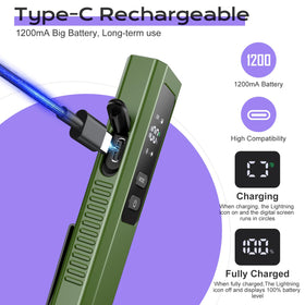 Acoszero EDC Flashlight magnetic base for hands-free use on metal surfaces.