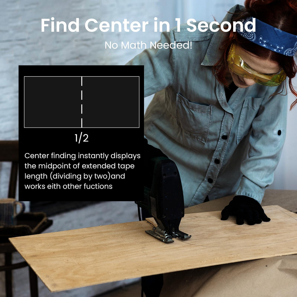 ACPOTEL DT20 20-value memory stores multiple measurements for quick reference.