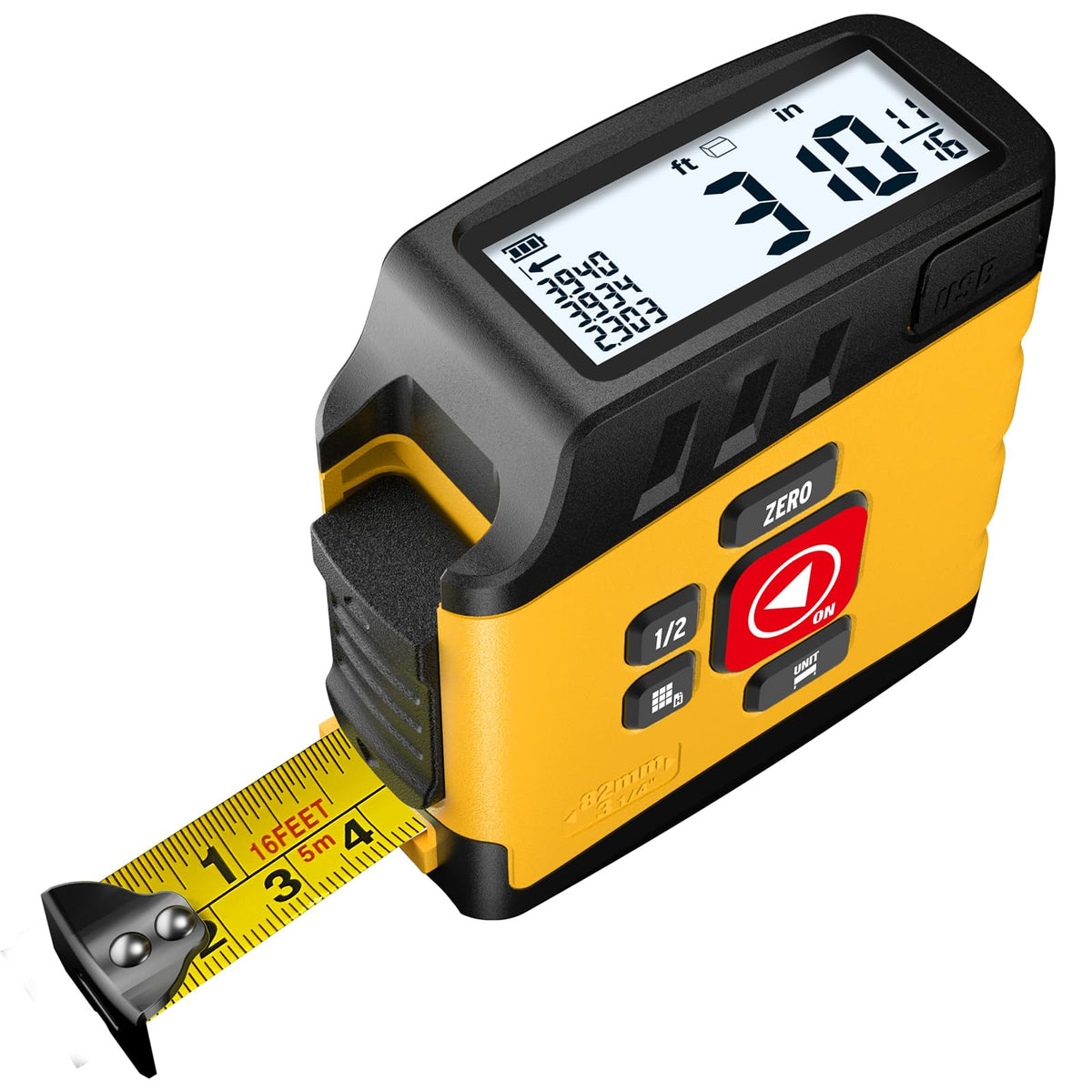 ACPOTEL DT20 digital-display-tape-measure provides quick, accurate readings for fast projects.