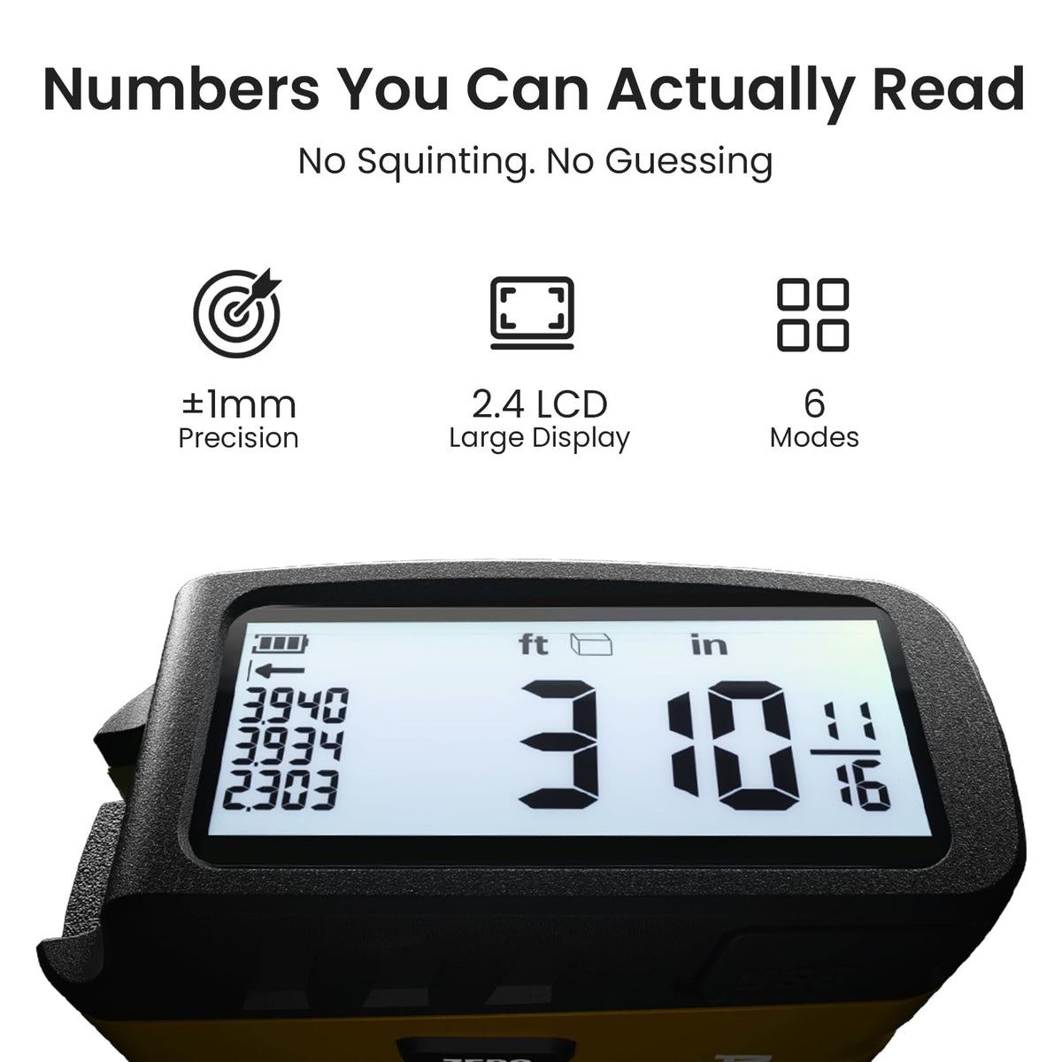 ACPOTEL DT20 retractable-tape-measure with compact design for easy transport.