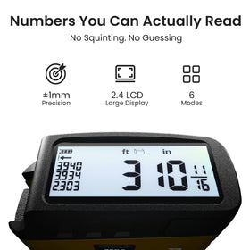 ACPOTEL DT20 retractable-tape-measure with compact design for easy transport.