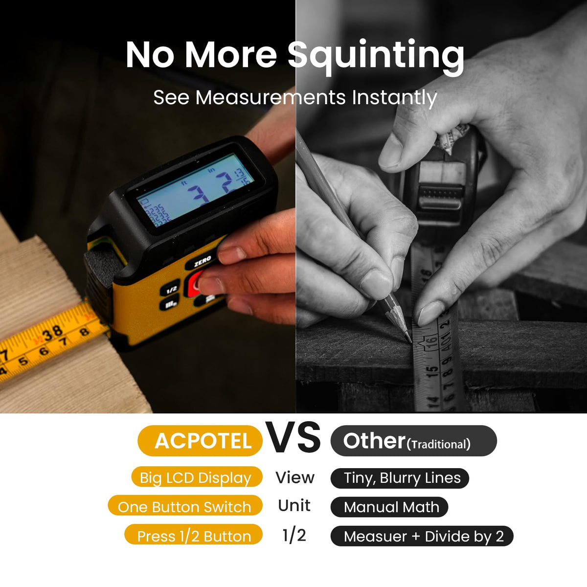 ACPOTEL DT20 with wrist strap and back clip for scaffolding and ladders.