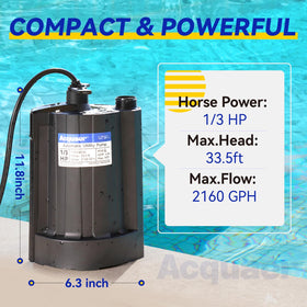 Acquaer automatic sensor activating as water rises