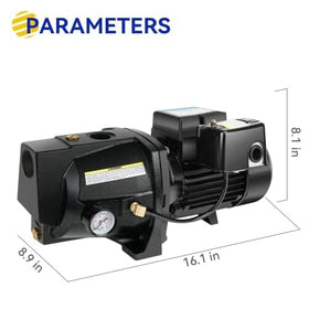 Acquaer pressure gauge on the pump casing for easy monitoring