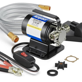 Acquaer water transfer pump compact head for fast water movement
