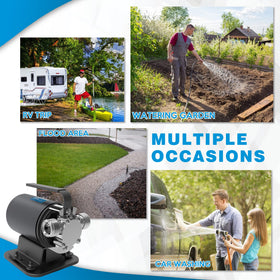 Acquaer pump suitable for aquariums, rain barrels, and more