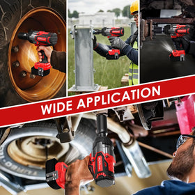 ACROPOW ergonomic anti-slip handle reduces fatigue during long jobs.