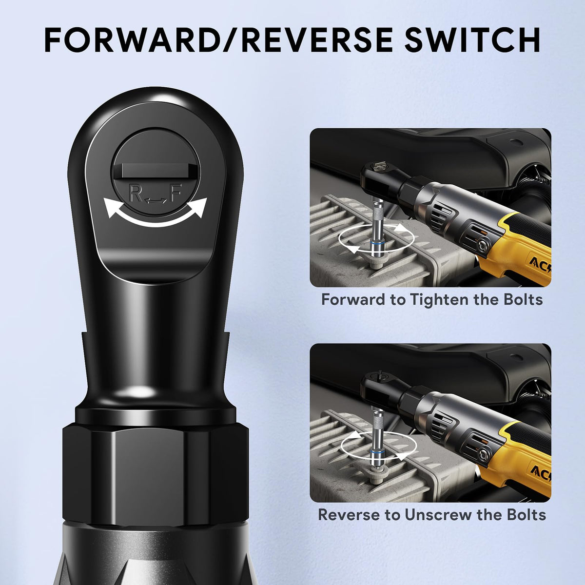 ACROPOW 3-inch extension bar boosts reach for automotive tasks.