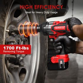 ACROPOW 1/2-inch hog-ring anvil secures sockets under high torque.