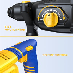 ACROPOW hammer drill safety clutch helps protect wrists during use
