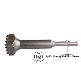 Carbide teeth close-up highlighting roughness capability for concrete prep.